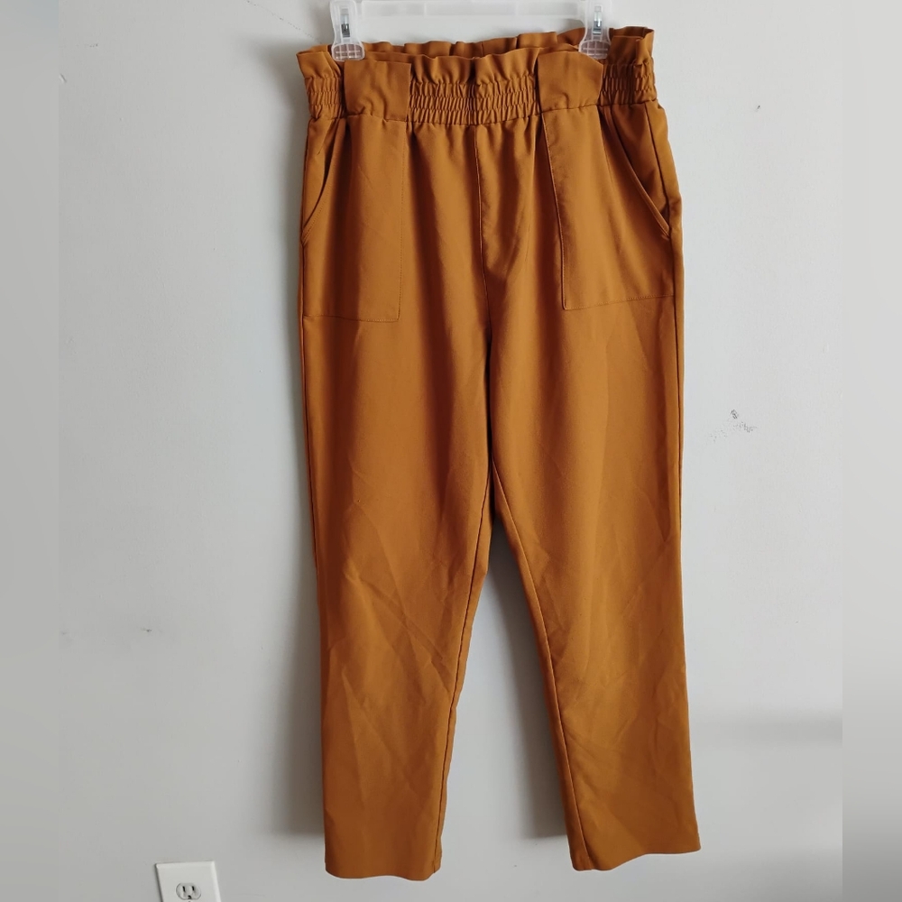 GRACE KARIN Brown High-Waisted Pants